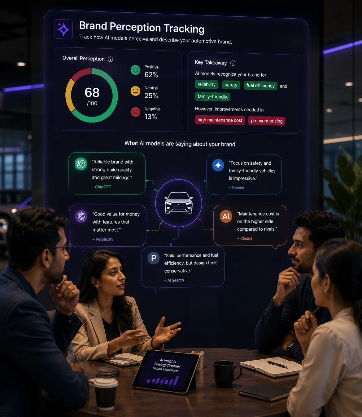 Brand perception tracking