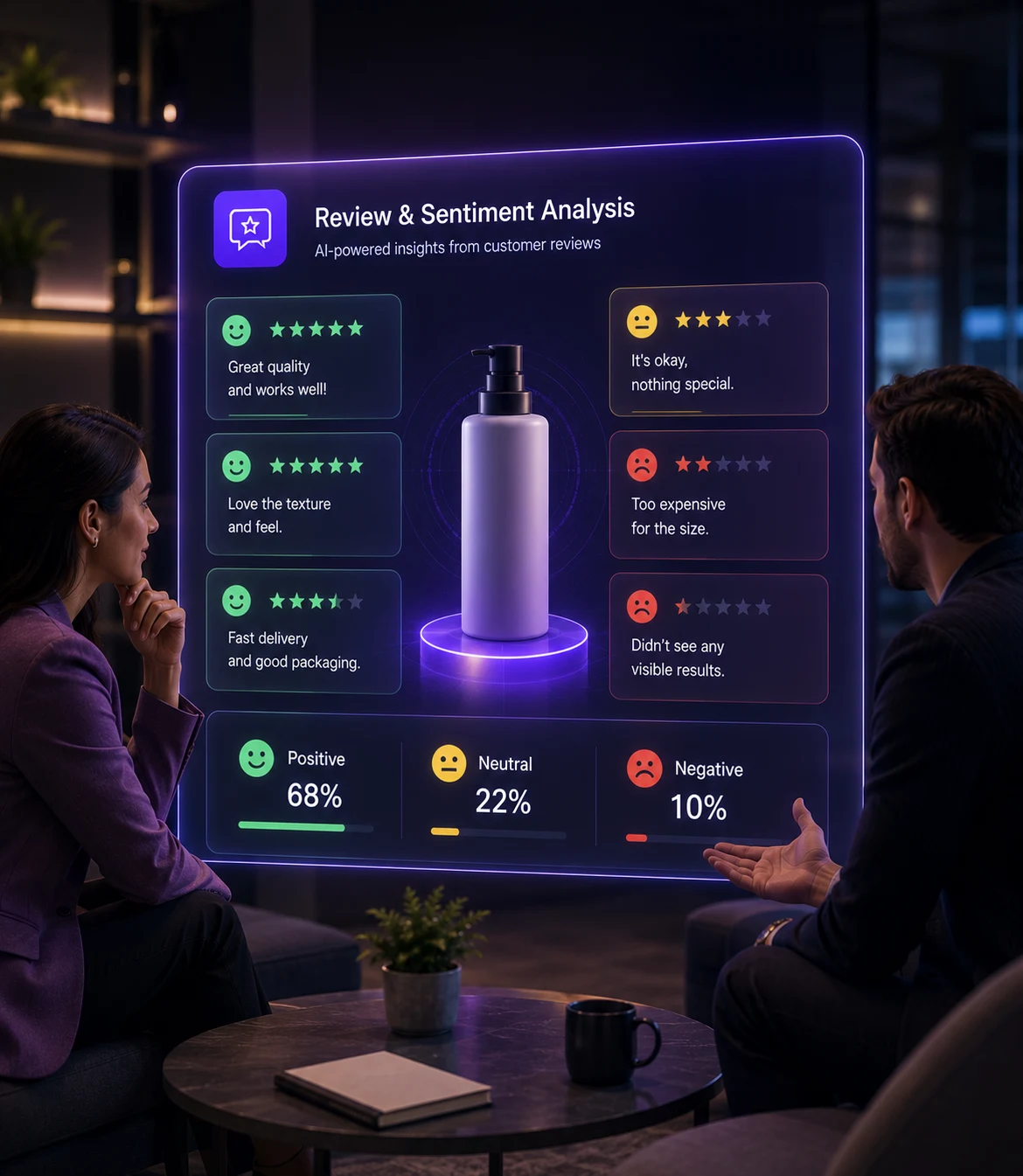 Review and sentiment analysis